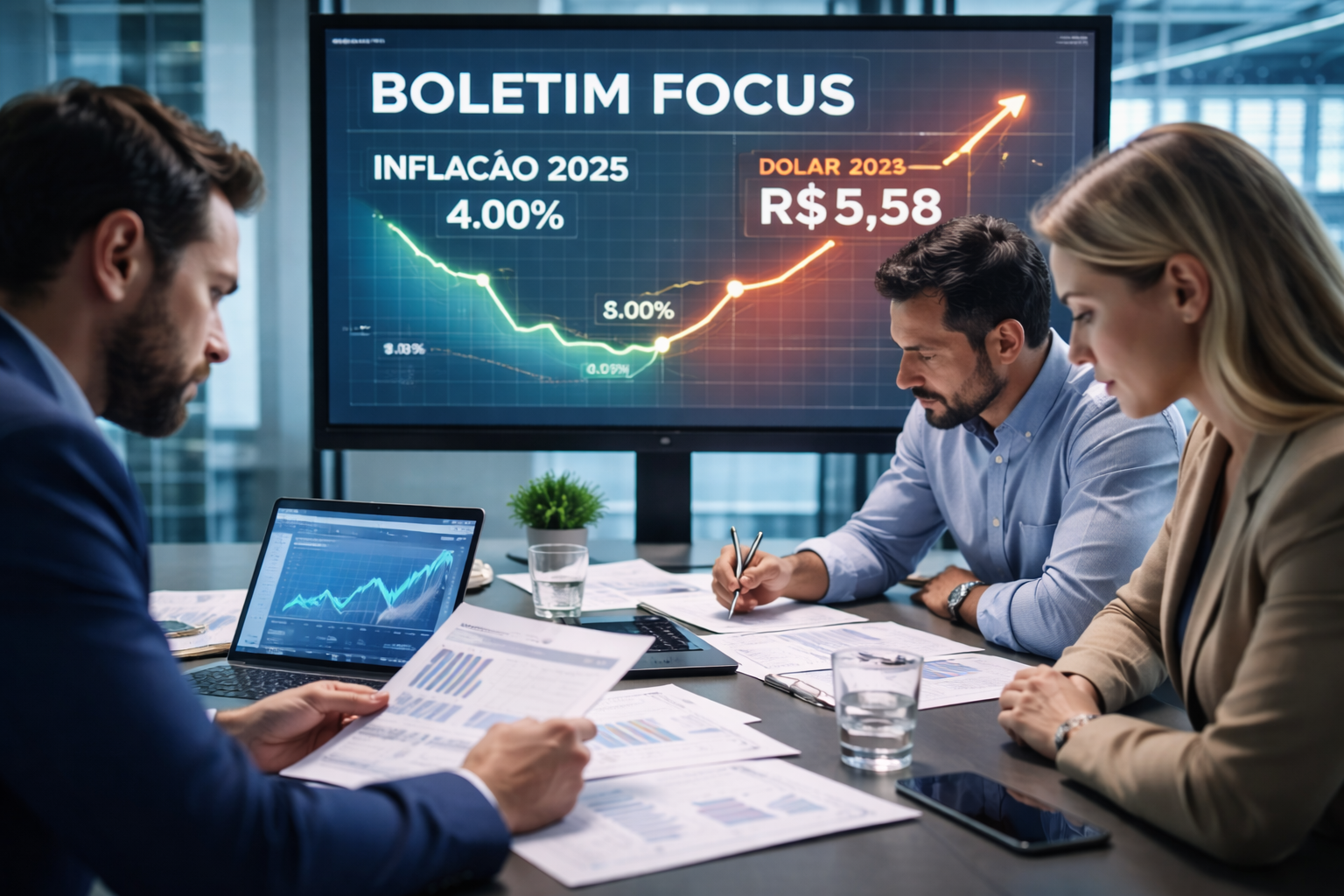 Mercado vê inflação menor, juros estáveis e dólar mais caro adiante